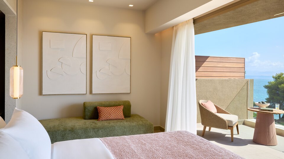 Tiara Holidays - Avali Mar-Bella - Deluxe Double Room Front Sea View - soba